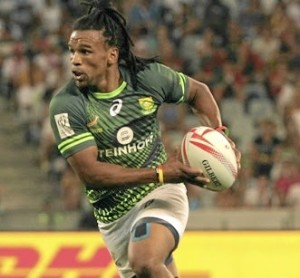 CAPE TOWN, SOUTH AFRICA - DECEMBER 11: Rosko Specman of South Africa during the final match between England and South Africa during day 2 of the HSBC Cape Town Sevens at Cape Town Stadium on December 11, 2016 in Cape Town, South Africa. (Photo by Petri Oeschger/Gallo Images)